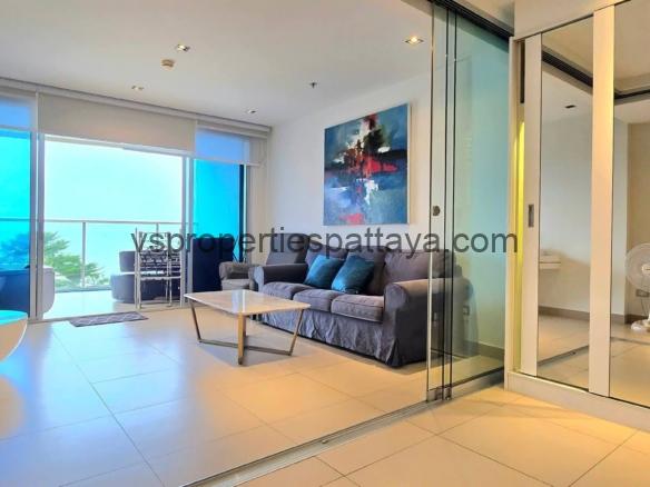 For Rent | Luxury 1-Bedroom Sea-View Residence at Sands Condominium, Pratumnak.