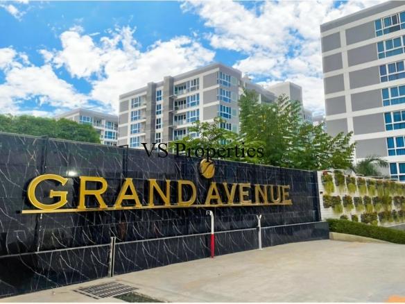 For Rent | 1 Bedroom Pool View Condo at Grand Avenue Residence, Central Pattaya.