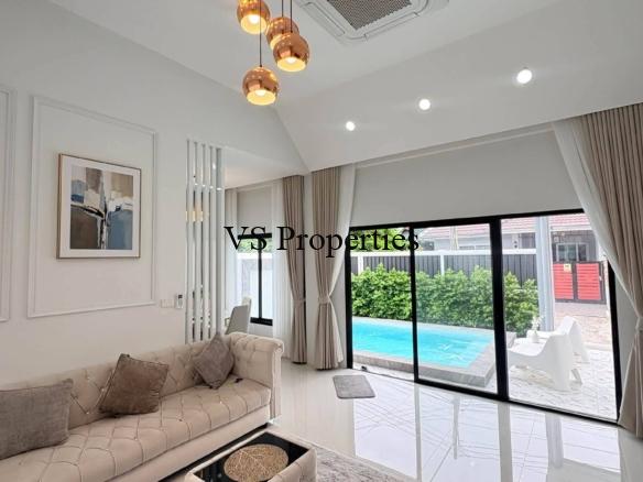 For Rent | Modern 3-Bedroom Pool Villa Siam Country Club, East Pattaya.