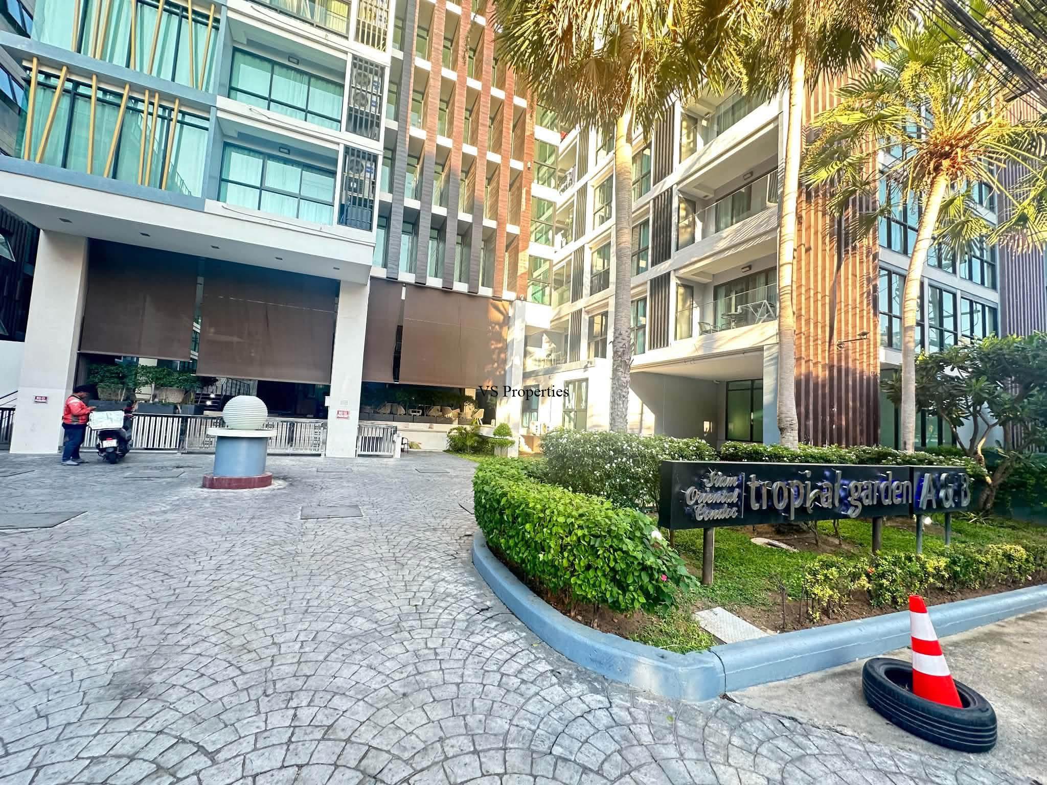 For Rent | 1 bedroom at Siam Oriental Tropical Garden Resort Style Condominium in Pratumnak, Pattaya.