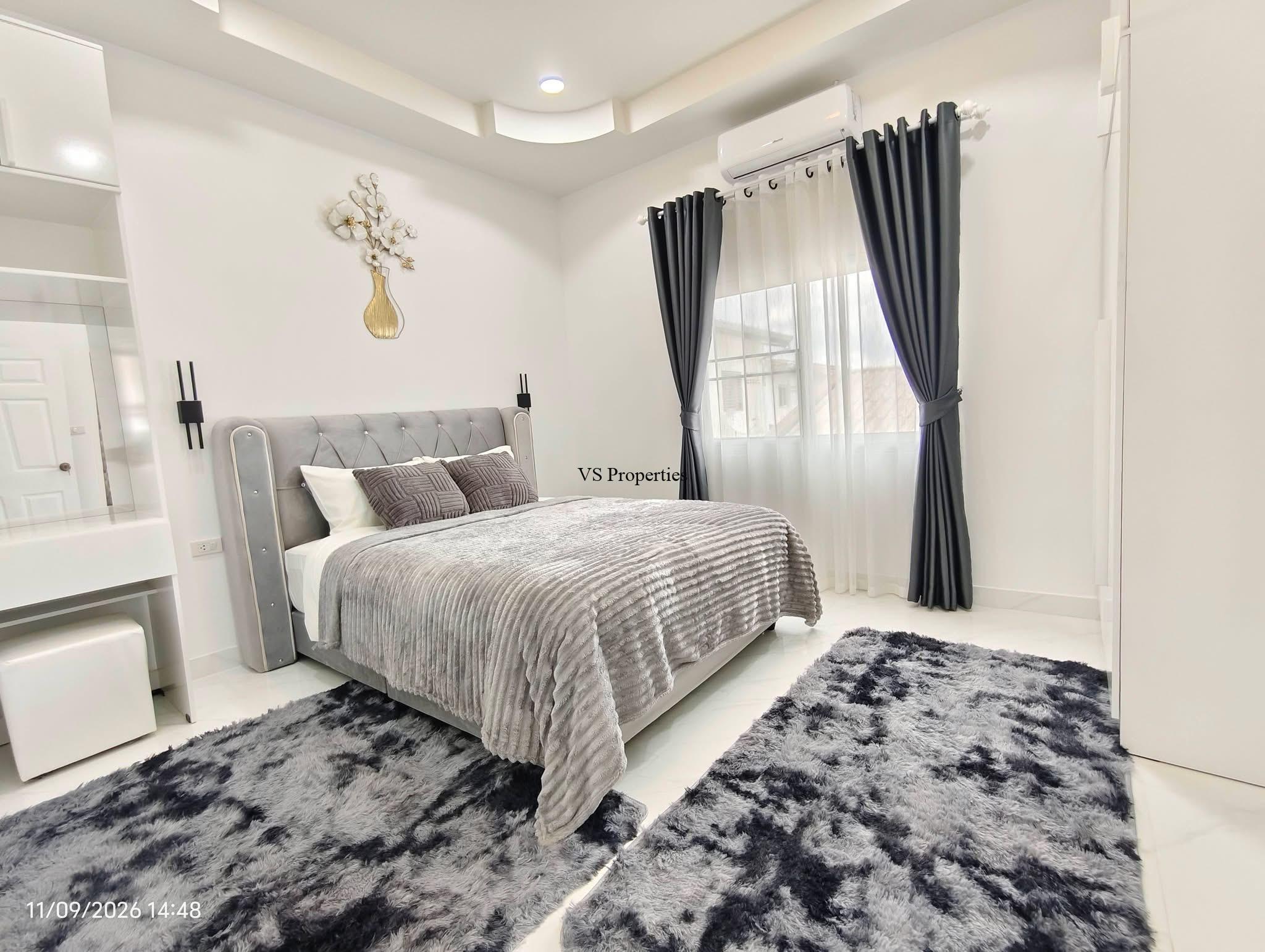 For Sale | Direct Installment Option 4 Bedrooms Detached House in Chatkaeo 9 Village Noen Phlap Wan, East Pattaya.